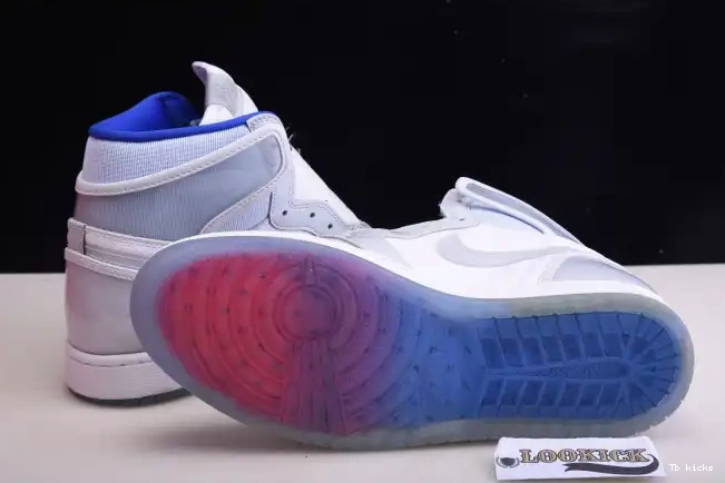 Cheap TBK 1 High Air White CK6637-104 Blue Zoom Jordan Racer Retro 0624